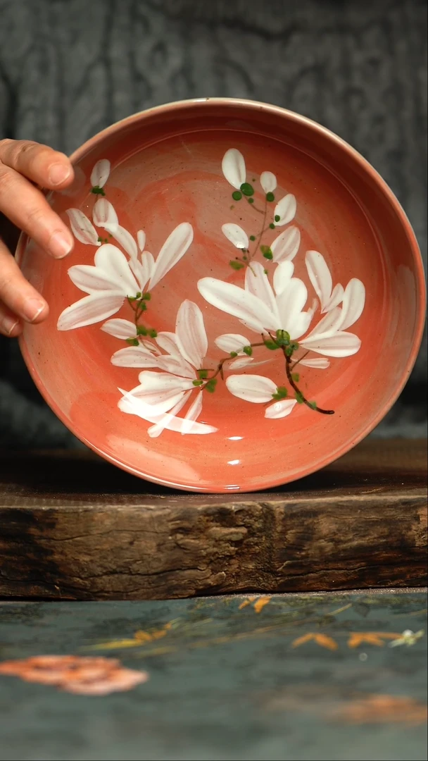 【闪购商品】杯杯釉下彩手工手绘同款陶器