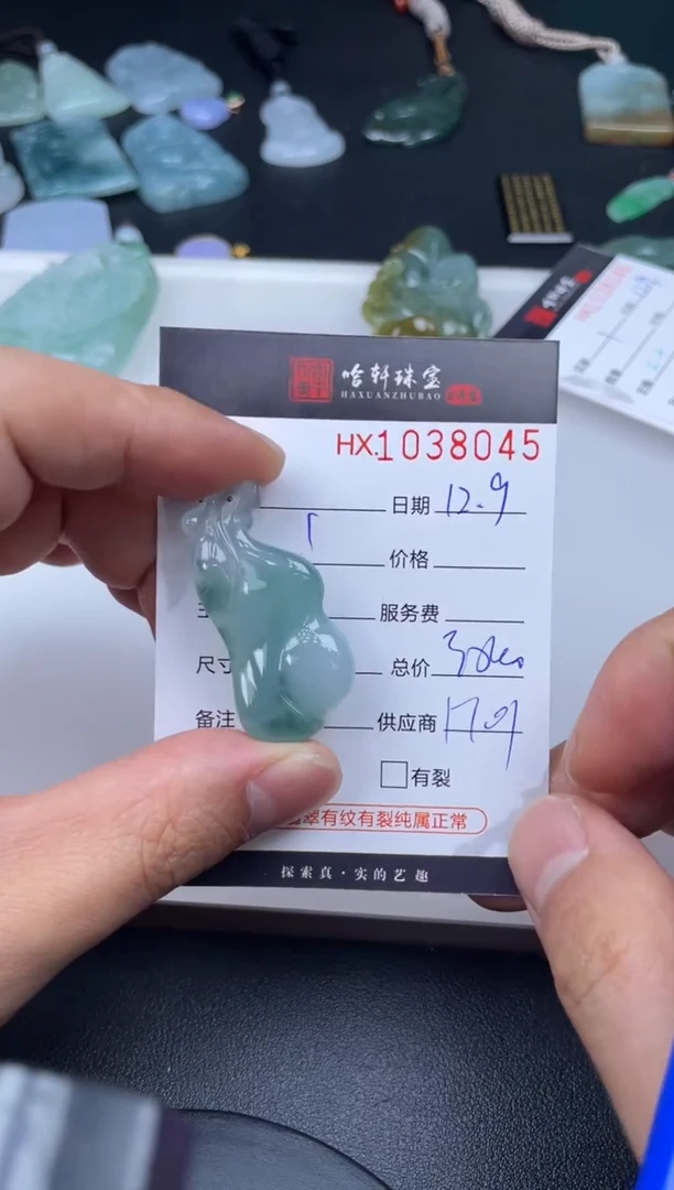 吊坠(不含链)未镶嵌翡翠哈轩  挂件1