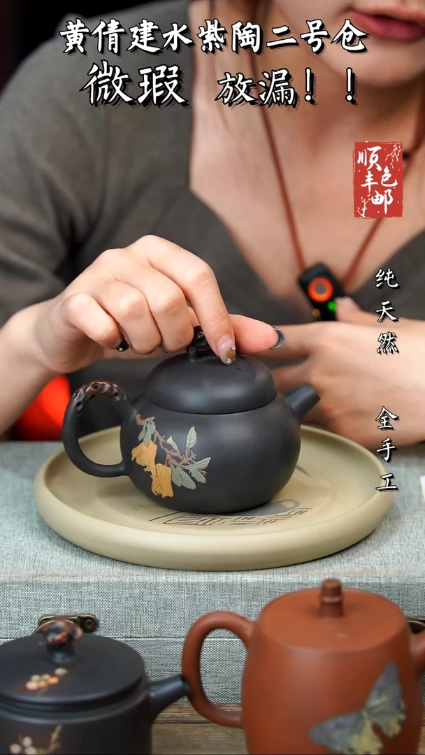 壶黄倩建水紫陶微瑕 208