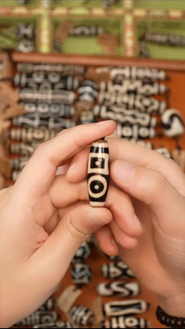 未镶嵌天珠玛瑙/玉髓白*天地