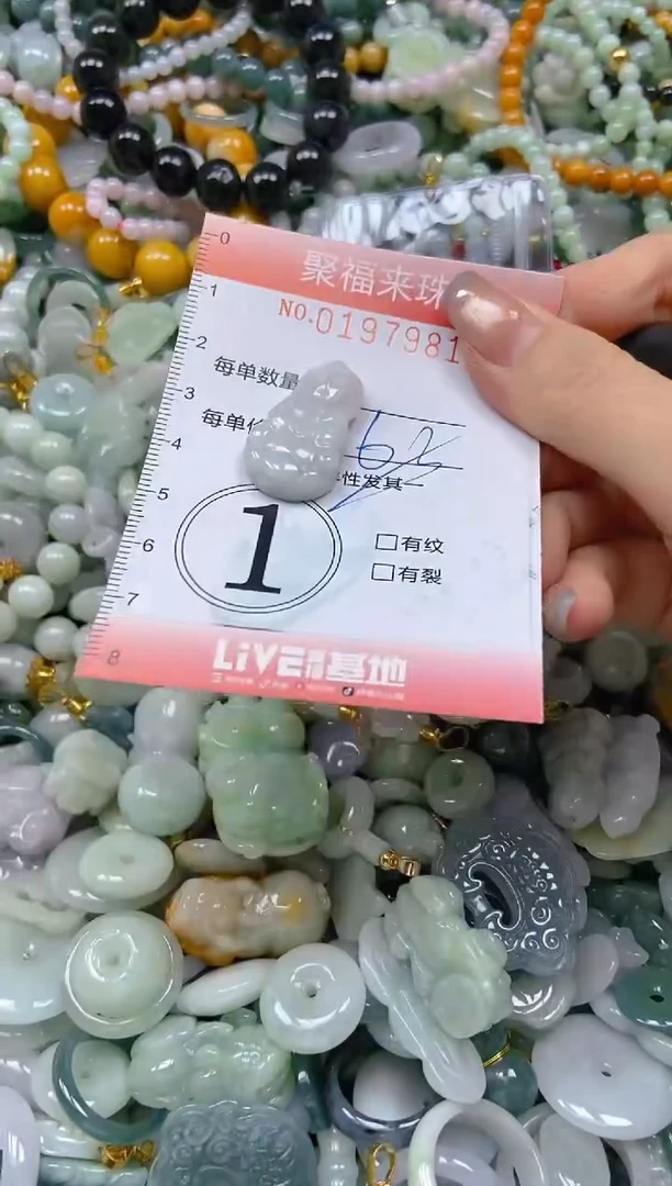 翡翠未镶嵌颈饰闪购0197981