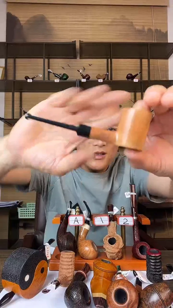 石楠木纯手工意大利石楠木烟斗