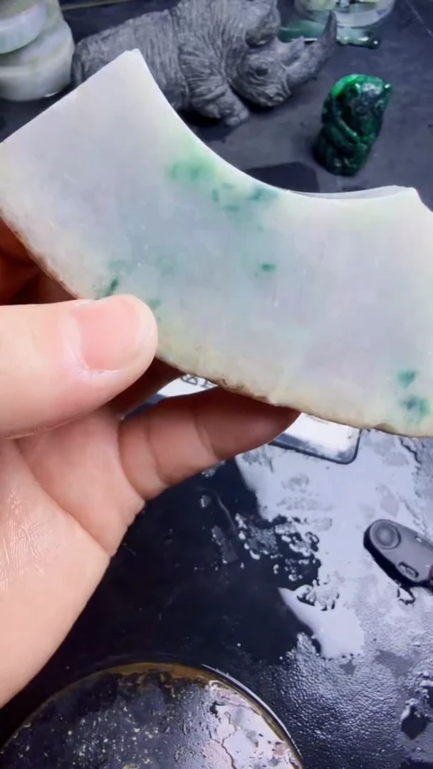 未镶嵌挂件翡翠天然翡翠091