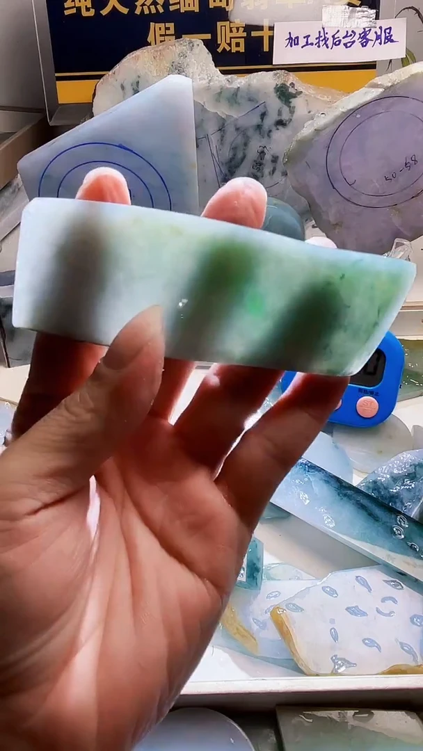 未镶嵌定制翡翠沁****化翡翠839