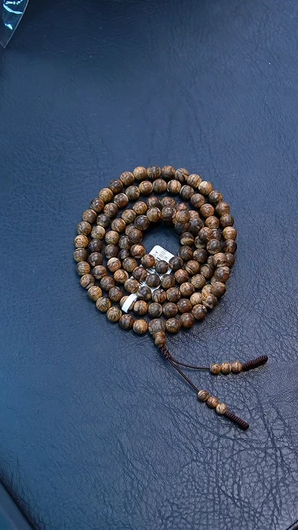 【闪购商品】沉香手串0.7*108菩萨棋多圈九九分沉23克+