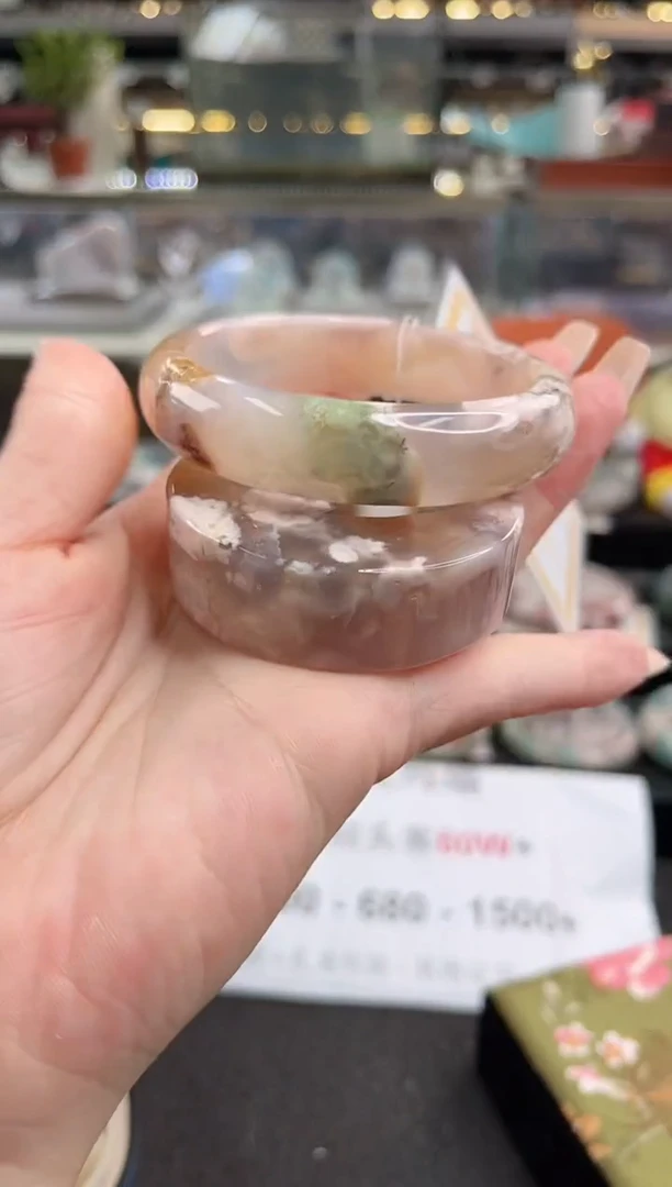 未镶嵌手镯石英质玉57圈口 （赠品镯心）3751598