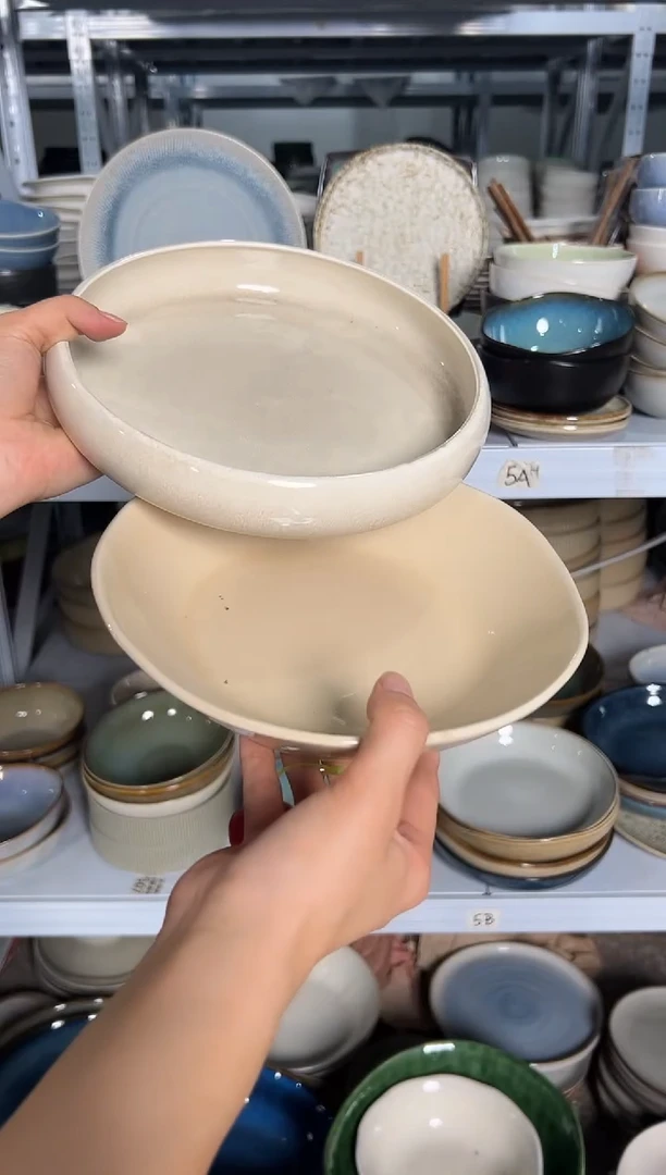 陶瓷外贸尾货瑕疵满20包邮特价孤品清仓X2 深盘