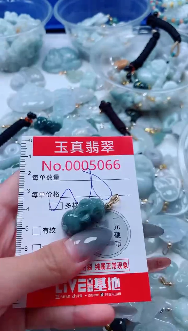 吊坠(不含链)未镶嵌翡翠5066