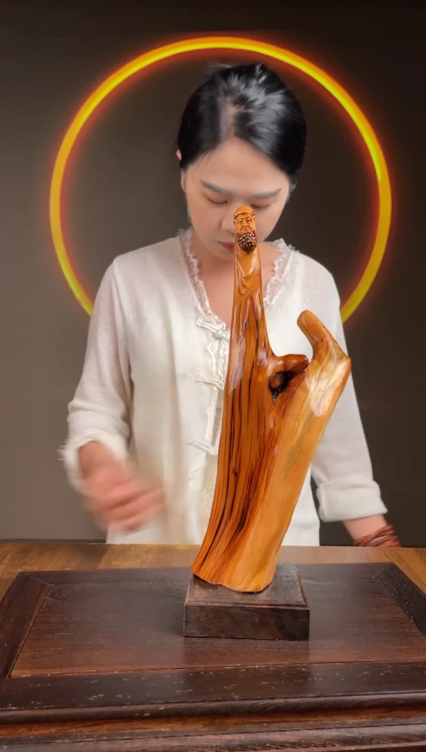 柏木（崖柏）手工摆件,先抢先得! 编号:1