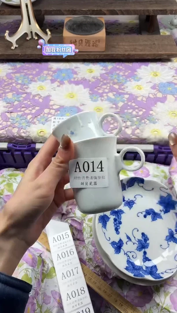 瓷片小**来                A014
