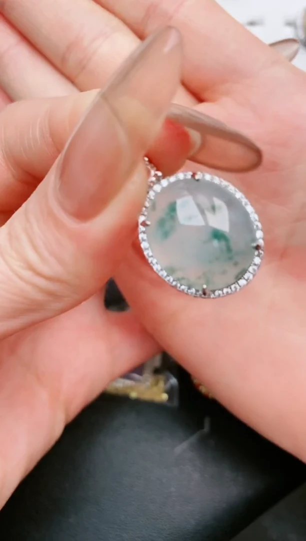 【闪购商品】翡翠戒指银S925镶嵌....