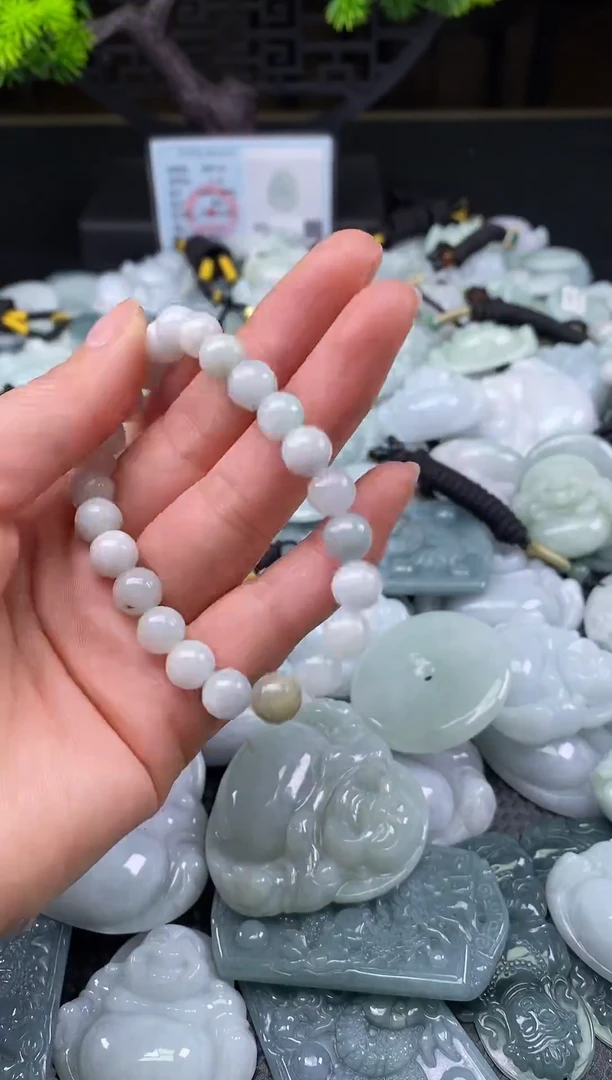 颈饰未镶嵌翡翠天然缅甸翡翠910