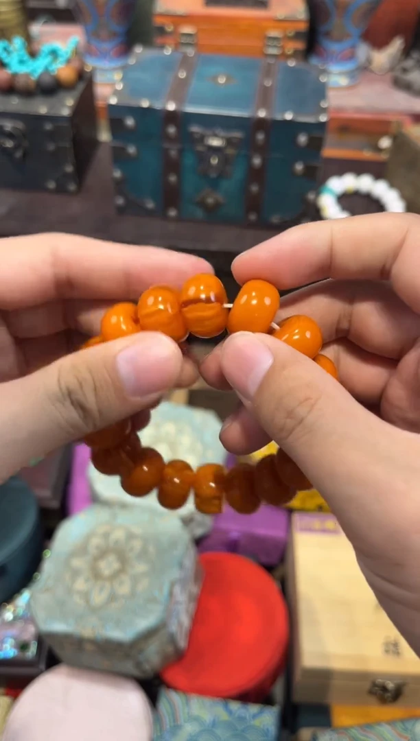 未镶嵌蜜蜡裸石E刘哥高端专属精品38