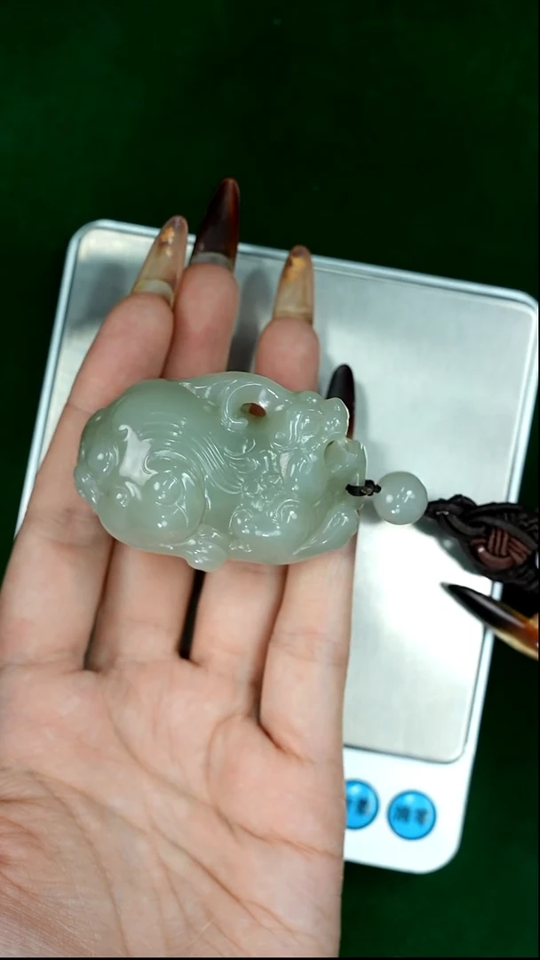 未镶嵌手串和田玉且末近矿微色差