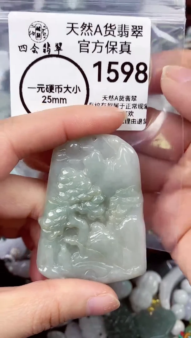 【闪购商品】翡翠颈饰未镶嵌天然A货翡翠1598