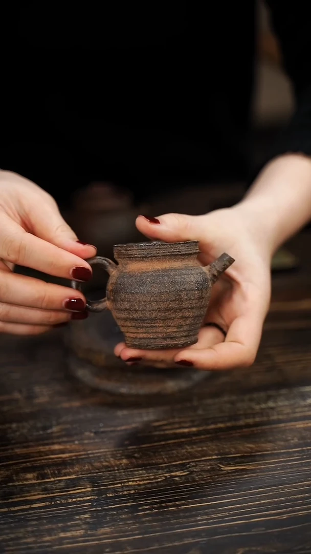 全手工制作  南蛮后手壶90cc