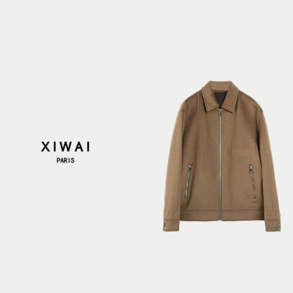 高级男装 秋冬新品24s休闲男外套简约男款运动百搭夹克外套 K119