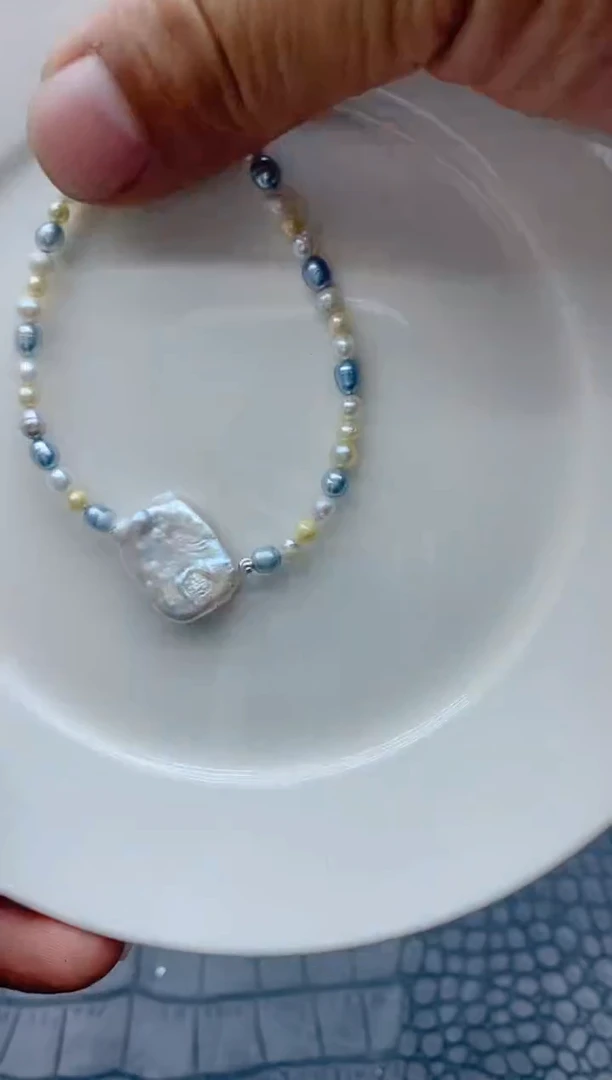 淡水珍珠未镶嵌颈饰2114手链