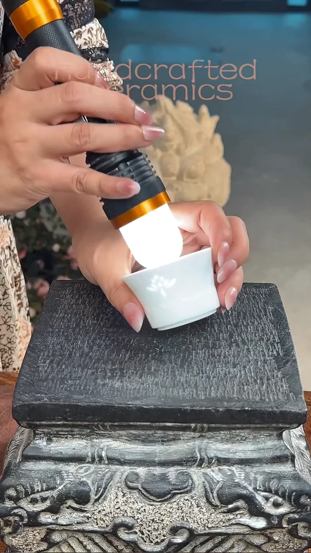 陶瓷 玲珑瓷小杯啊