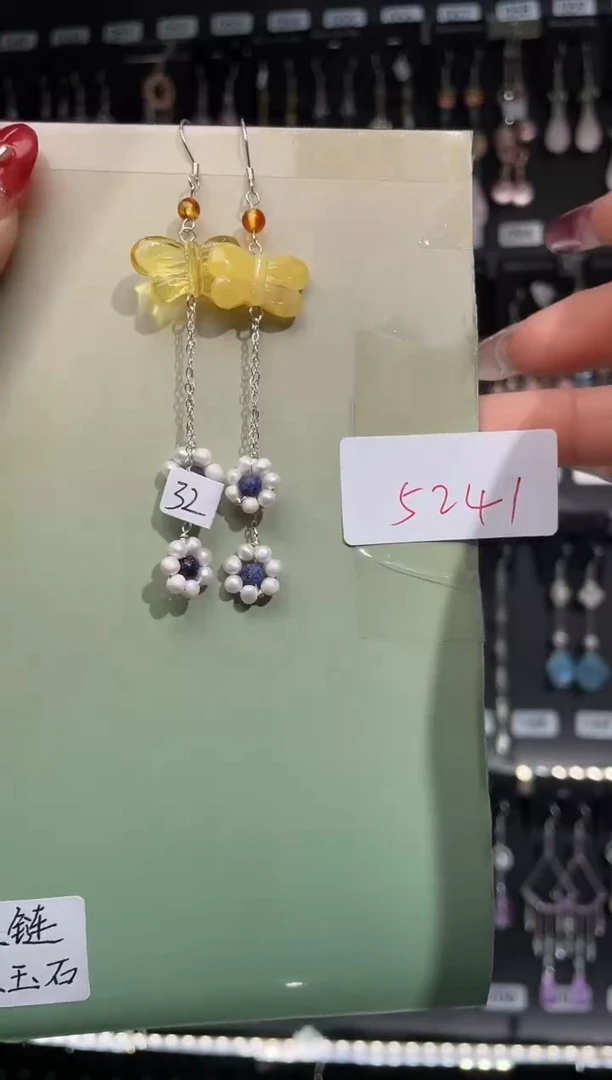 【闪购商品】紫晶耳饰银S925镶嵌喜欢拍