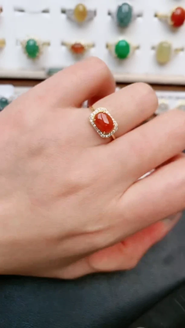 【闪购商品】翡翠戒指银S925镶嵌......