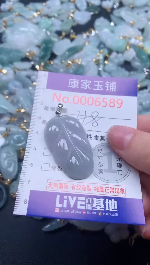 颈饰未镶嵌翡翠6589