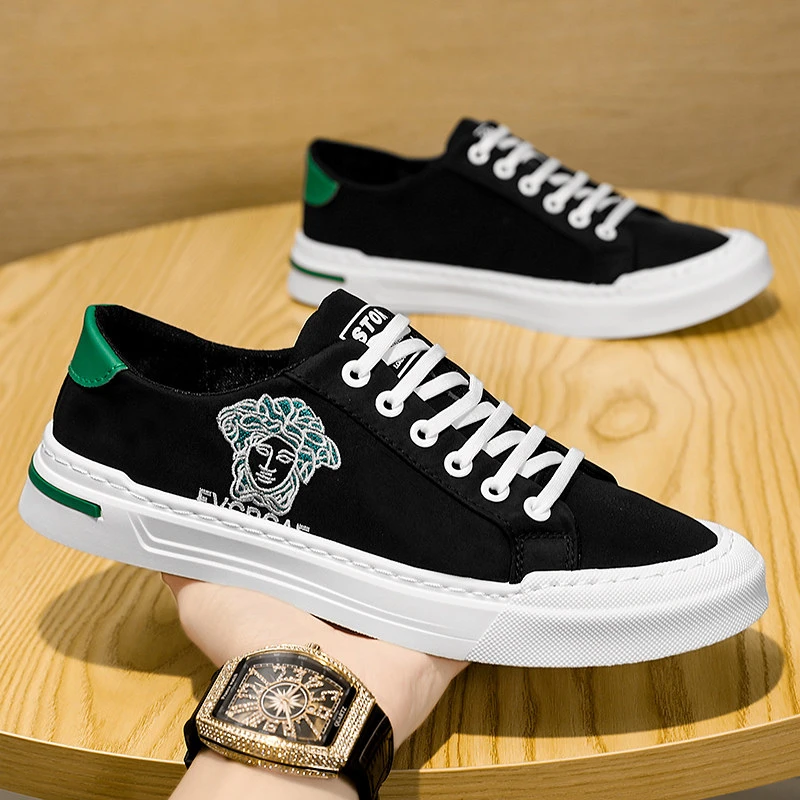 休闲透气夏季初高中学生帆布鞋男鞋鞋子薄款韩版低帮潮流百搭