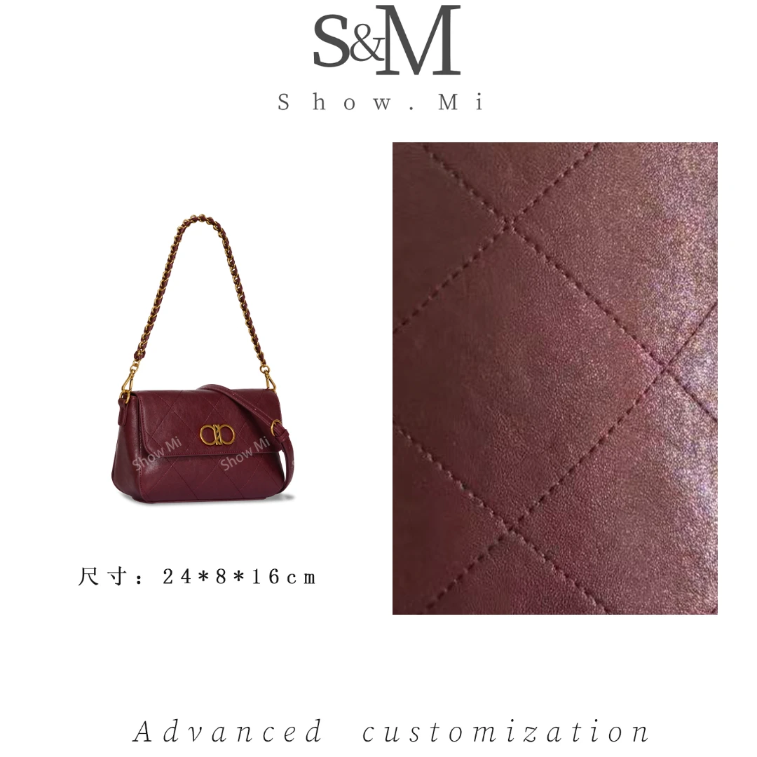 【Show Mi】GQ-82712-安可拉红-轻奢小众时尚百搭女士包包sm