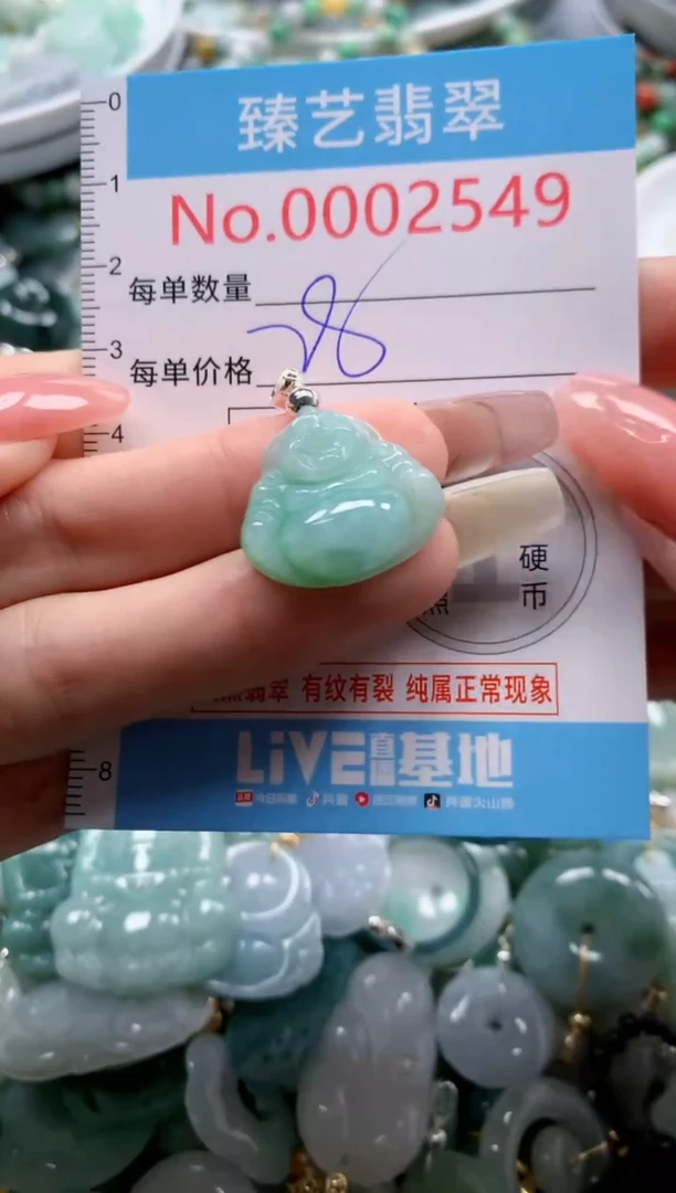 翡翠未镶嵌颈饰2549