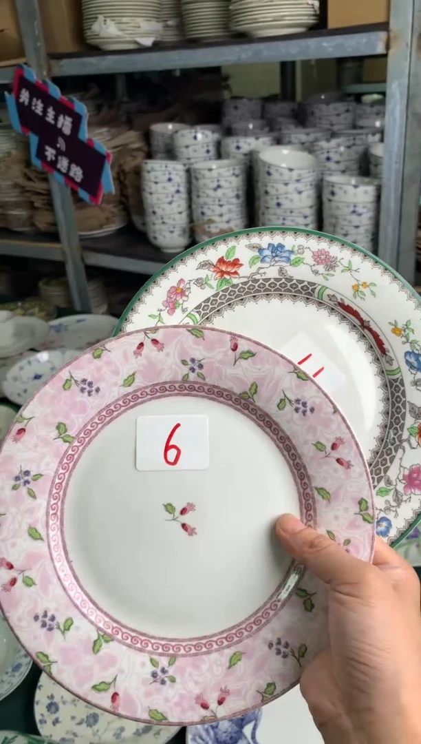 陶陶瓷原单CC048餐具2个8寸