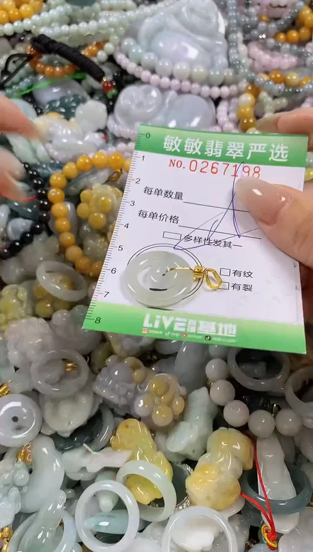 翡翠未镶嵌颈饰闪购0267198多样性发其一