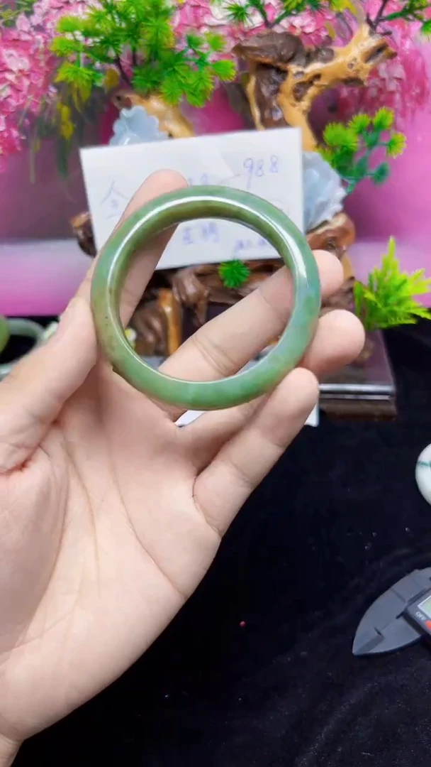 未镶嵌手镯翡翠聚*盆纯天然缅甸翡翠手镯