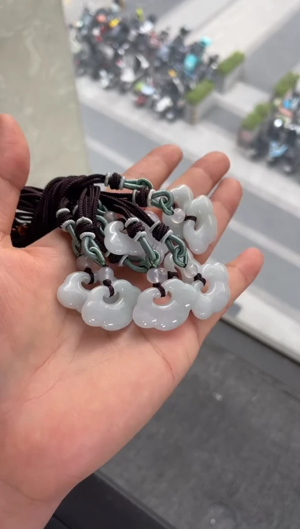 颈饰未镶嵌翡翠CZH1258/如意锁/多样性发一件