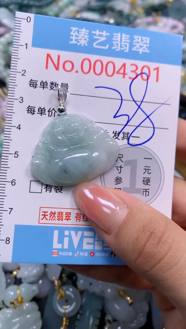 颈饰未镶嵌翡翠4301