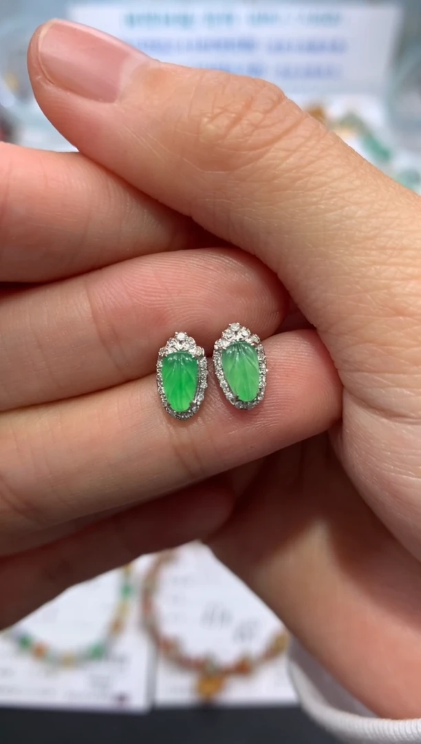 【闪购商品】定制翡翠18K金镶嵌模式推广期24小时鉴赏期