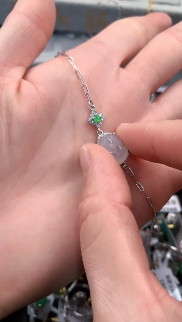 银S925镶嵌戒指翡翠5                    3