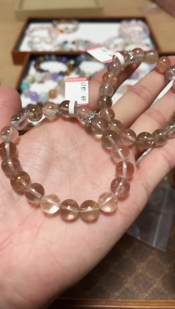 未镶嵌手链水晶22-79发晶手串多样性发其一