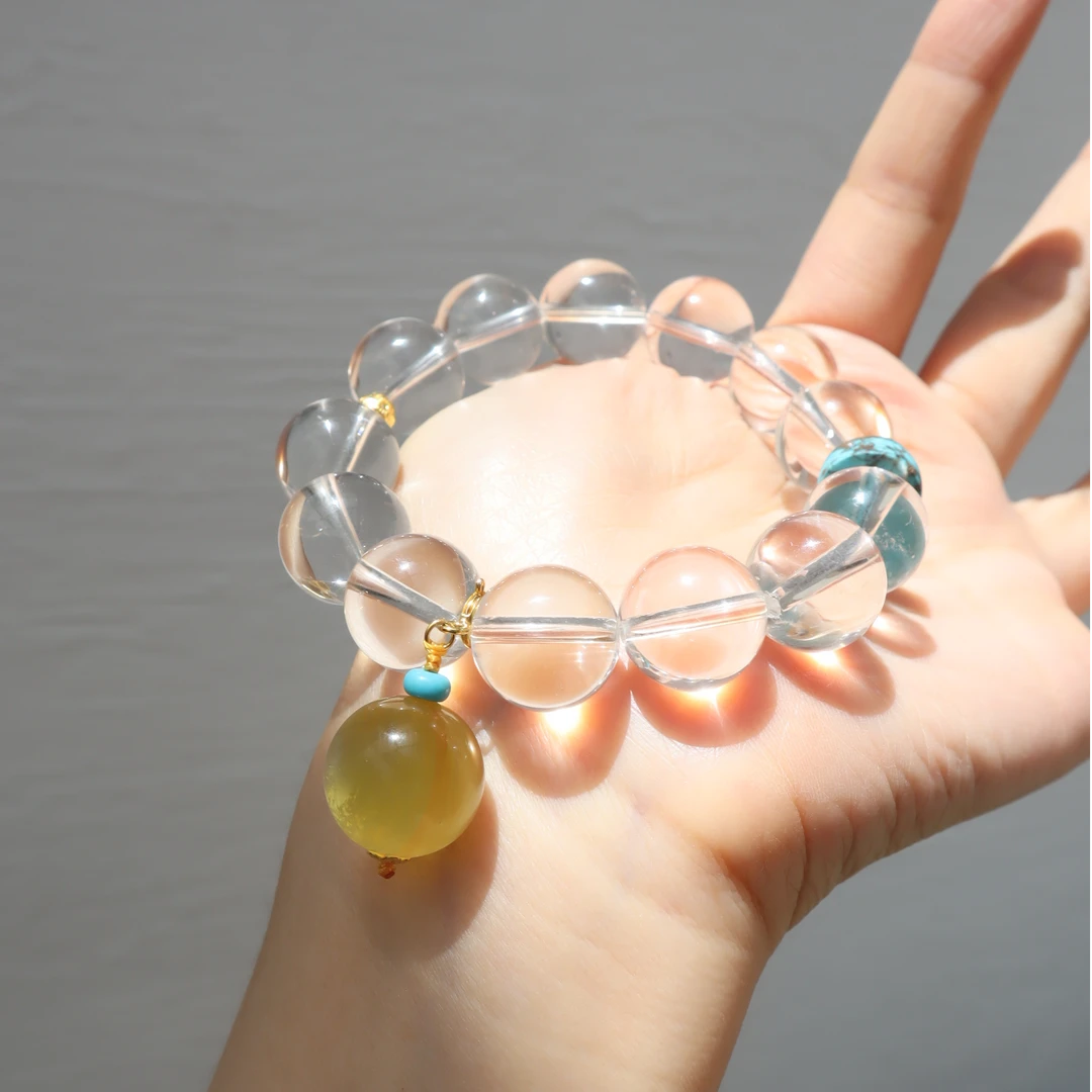 溪亭【轩轩珠宝】925银 水晶手串