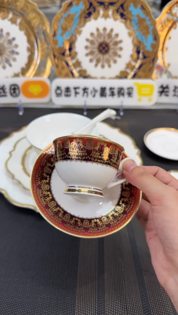 瓷片90毫升杯碟 福利款 2套