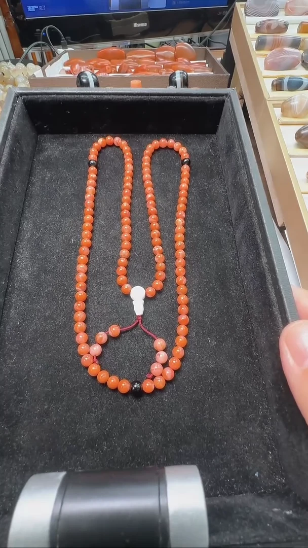 南红玛瑙未镶嵌颈饰南红玛瑙脖挂