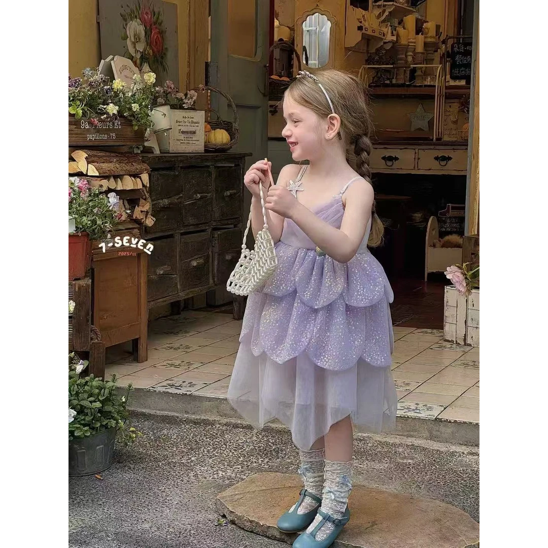 7seven2025夏季美人鱼重工纱裙