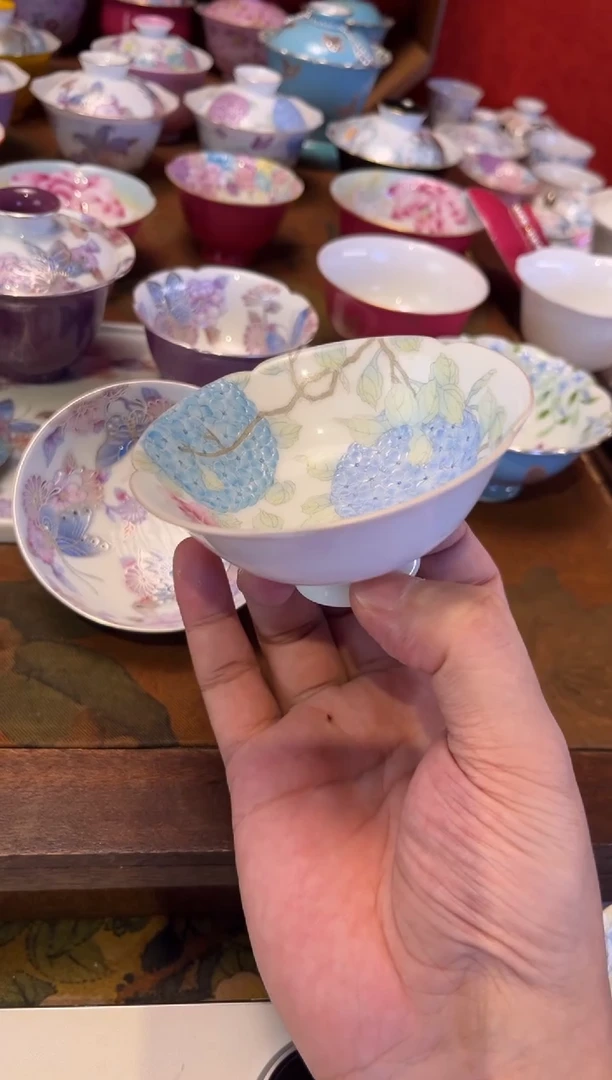 景德镇纯手绘陶瓷茶具