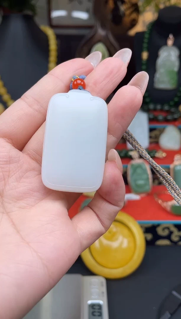 和田玉未镶嵌颈饰吊坠gh344