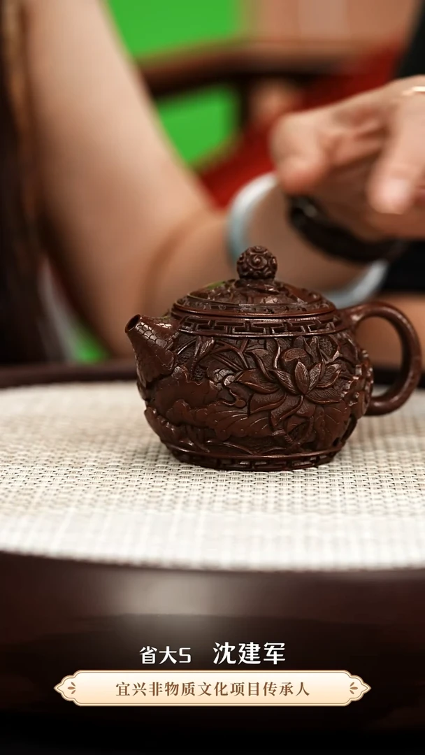 茶壶紫砂紫砂壶西施沈建军