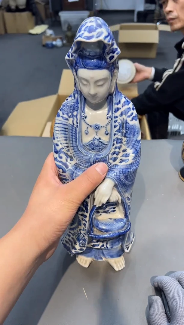 陶瓷A***N工艺品小四孤品收藏