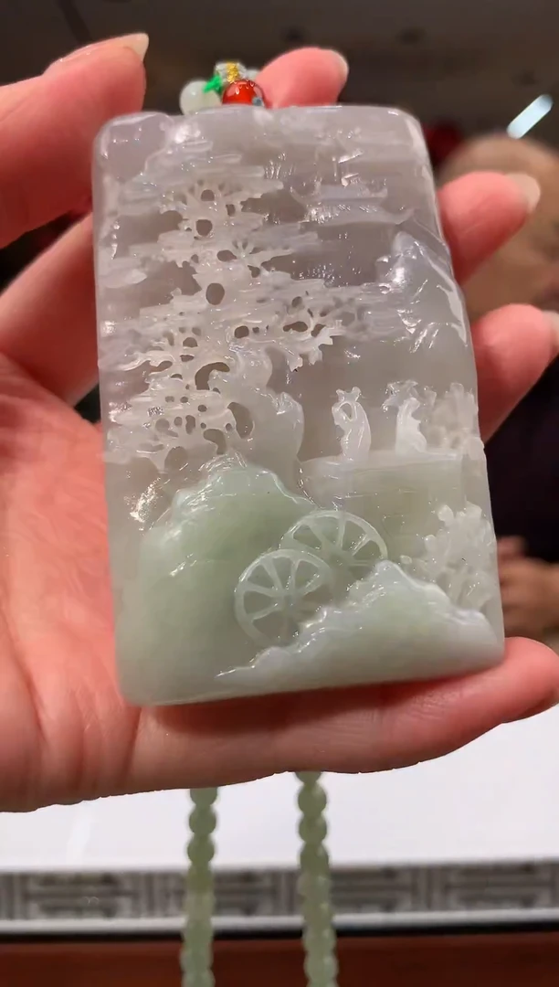 颈饰未镶嵌和田玉112885多样性发一