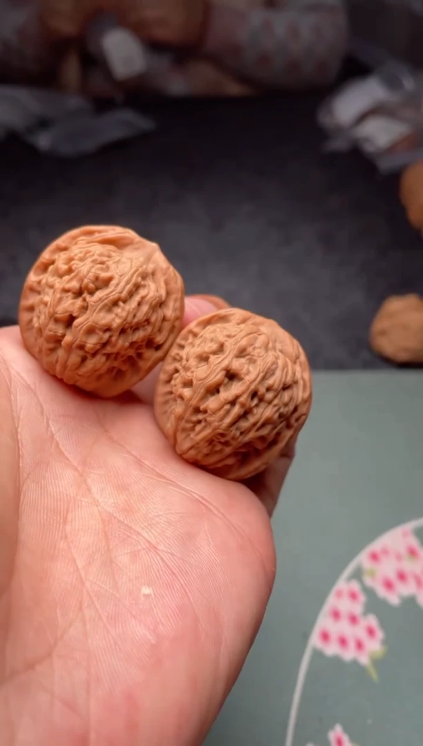 把件文玩核桃a10  莲花   33尺