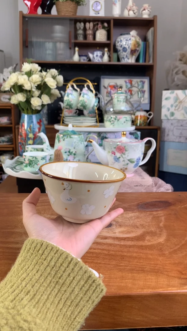 陶瓷【限时福利】鹅趣4.5寸碗