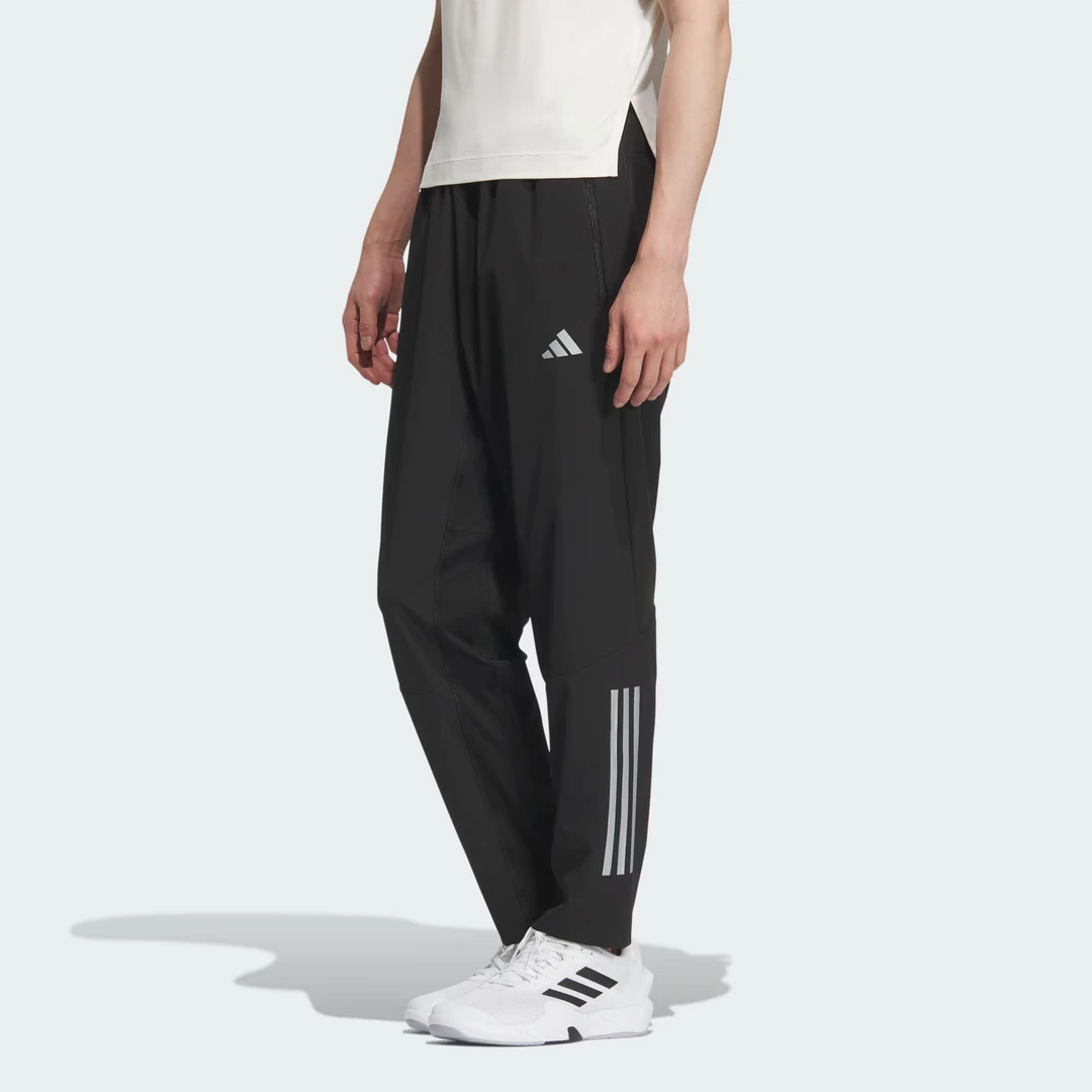 adidas/阿迪达斯男款透气舒适速干训练梭织运动健身裤-KE3839