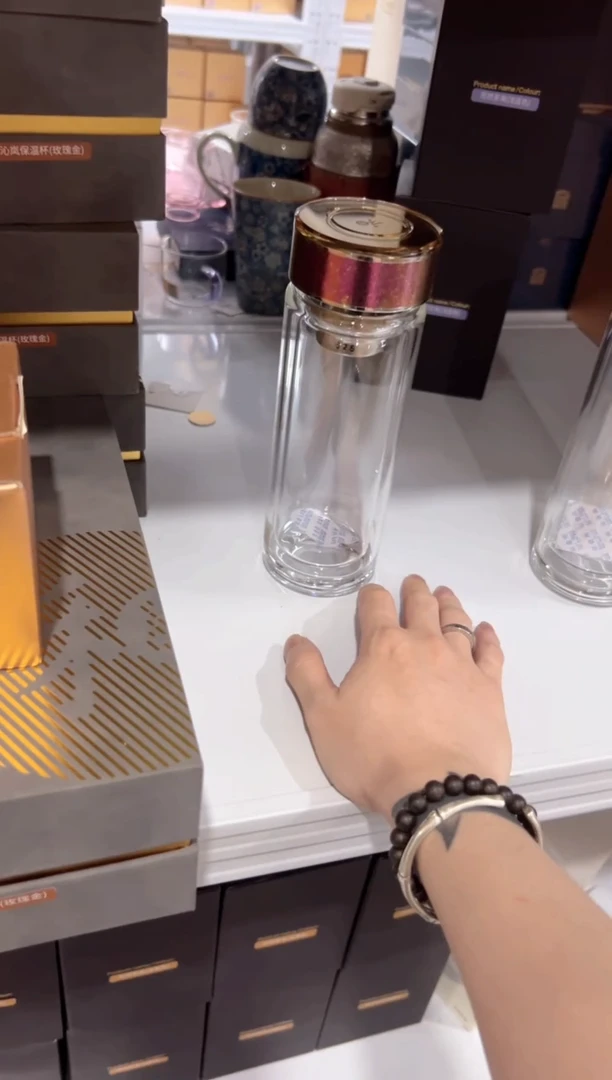 禾器沁岚保温杯玫瑰金